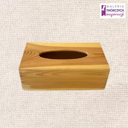 Drewniane pudełko na chusteczki - 25 x 9 (możliwość graweru na życzenie)